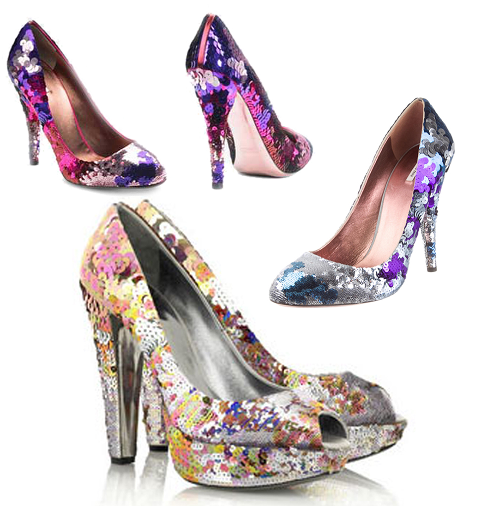 Sequin Shoes - SequinsUSA